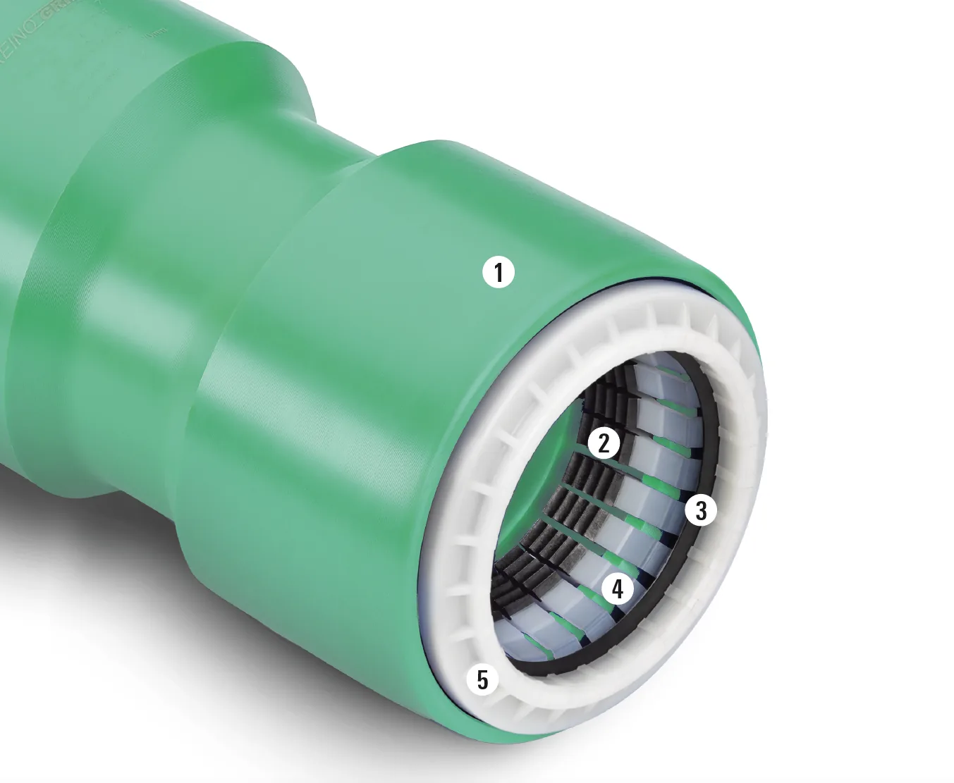 aquatherm blue push-fit manşon kesiti