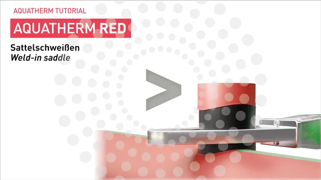 aquatherm red semer kaynak (weld-in saddle) uygulaması